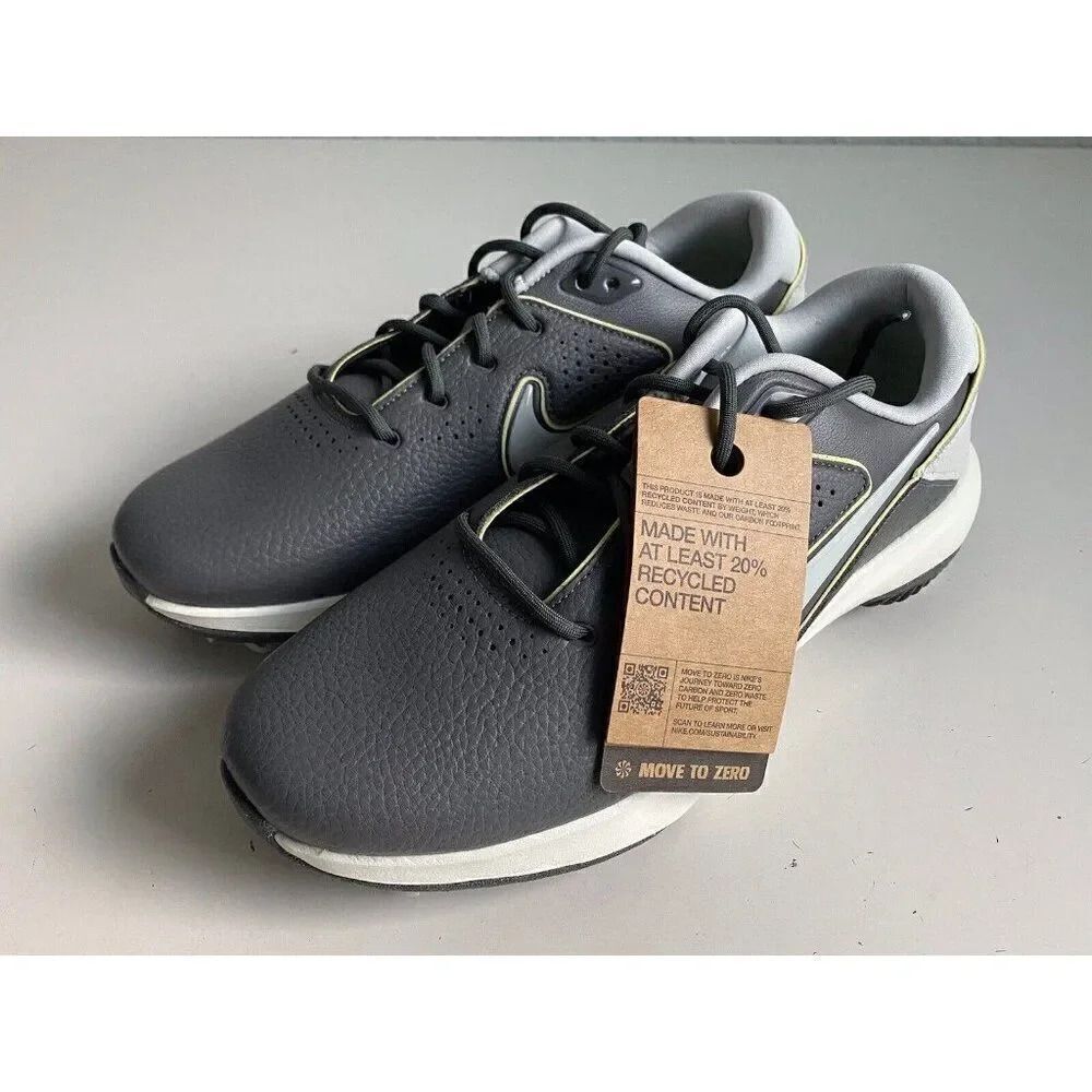 Nike Victory Pro 3 Golf Shoes Smoke Gray White‎ DV6800-001 Men’s Size 8.5 NEW - Picture 8 of 12